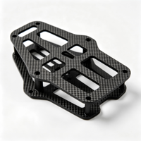 Service de découpe CNC sur mesure de cadre de drone FPV en fibre de carbone 3K, usinage composite léger