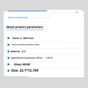 Óculos Preguiçosos 3.6.9, Imagem de Precisão com Múltiplos Prismas, Prisma Óptico Multifacetado em Material K9 com 98% de Transmitância de Luz - Product Image 3
