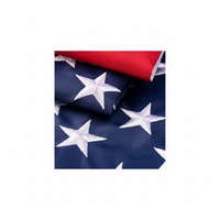 Drapeau américain 3x5 pieds avec œillets en laiton, en polyester, robuste pour l'extérieur, étoiles brodées, rayures cousues
