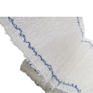 Pansement médical pour plaies, bandage élastique en crêpe rouge, couleur naturelle, 97% coton, 3% élasthanne, certifié CE avec clip élastique - Product Image 4