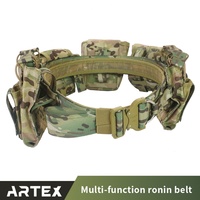 Ceinture Tactique Molle avec Sacoche, Ensemble de Ceintures Tactiques Personnalisées à Boucle à Libération Rapide