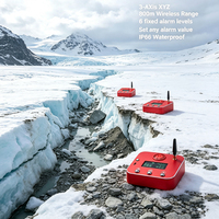 Détecteur de fissures de glace et de glissement de glace 001 Deg IP66 avec fixation magnétique, alerte de froid et surveillance continue des fissures de glace
