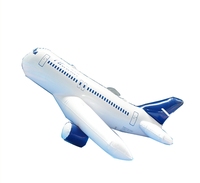 Vente en gros de jouet d'avion gonflable en PVC pour enfants, modèle d'avion gonflable publicitaire pour la promotion, petit avion gonflable personnalisé