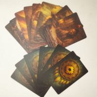 Vente directe d'usine, boîte rigide magnétique personnalisée, jeu de cartes de tarot anglaises avec guide, cartes de tarot personnalisées en gros