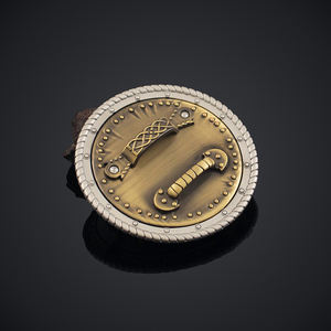 Escudo Stormchaser de <span class=keywords><strong>Diablo</strong></span> II, Aleación de Zinc, 9 cm, 153 g, Artesanía en Metal - Product Image 3