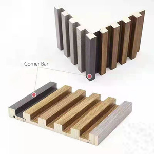 Système de revêtement mural rainuré écologique et imperméable TianGe, placage bois massif, panneau acoustique pour hôpital, hôtel, villa, style moderne - Product Image 4