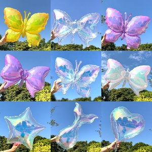 Ballons de fête transparents colorés en forme de cœur, d'étoile, de bonbon, de papillon, de coquille, de sirène, <span class=keywords><strong>ballon</strong></span> en feuille, vente en <span class=keywords><strong>gros</strong></span> - Product Image 3