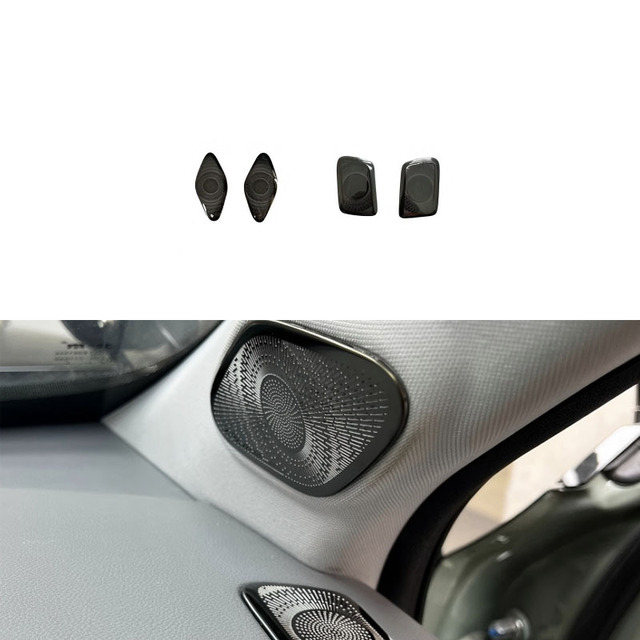 For BAIC Motor BJ30 Speaker Cover Speaker Grille A-pillar Stainless Steel Speaker Grille for BAIC Motor BJ30 Accessories