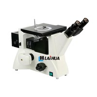 Inverted Metallurgical Microscope for Micro Observation 10X Wide Field Plan Eyepiece Resist Shock and Vibration