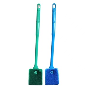 Cepillo de limpieza para peceras de Acuario, herramienta de limpieza de mango largo de doble cara - Product Image 1