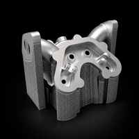 Cuerpo de Válvula Aeroespacial Multipuerto de Metal Impreso en 3D con Canales de Flujo Internos Complejos