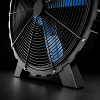 Ventilateur mobile industriel PMSM 1800W, 2,16m, grand débit d'air 90000 m³/h, économie d'énergie, ventilateur axial HVLS sur roulettes, refroidissement industriel 70dB