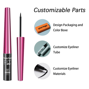 Delineador Líquido Romántico con Diseño Floral, Fórmula Mineral Natural, Resistente al Agua, Secado Rápido, Larga Duración, a Prueba de Manchas, Maquillaje para Ojos, Marca Privada - Product Image 6