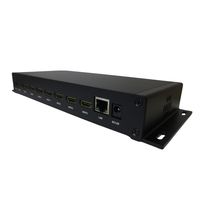 Codificador de Audio y Video HD de 8 Canales H.265 H.264 de Baja Latencia, Codificador RTMP para Transmisión en Vivo IPTV