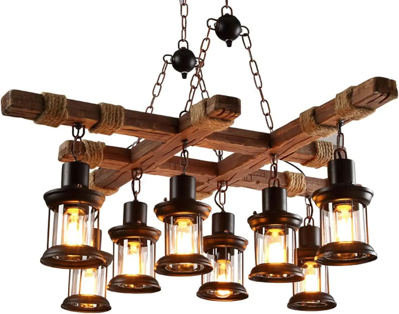 Country Coffee Bar Clothing Store Creative Personality Lamp Retro Industrial Wind Chandelier Designer Nordic Led Pendant Light