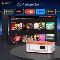 Projecteur Laser KLF 1080P en Gros, Android 11, WIFI6, BT5.2, H713, Mini Système, Plastique, Ultra Courte Portée, pour Home Cinéma