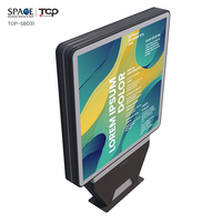 Caja de Luz Estática Independiente para Publicidad Exterior y Exhibición de Información