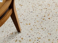 Grandes dalles de pierre blanche, grise et rouge, ciment, terrazzo pour carreaux de sol et de mur, revêtement de sol en pierre