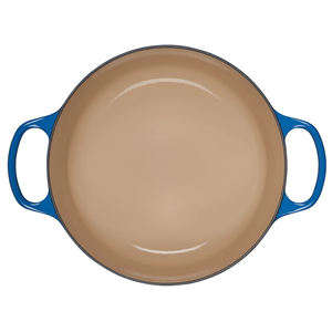 Bright Houseware Kitchen Best Cookware Cocotte en fonte émaillée antiadhésive 3QT Bleu <span class=keywords><strong>Marseille</strong></span> Métal Écologique Européen - Product Image 4