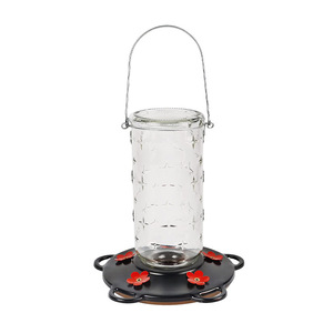 ที่ให้อาหารนกแบบแก้ว รุ่น TJ-012 ทรงกลม ขนาดเล็ก ทนทาน สำหรับใช้ในสวนกลางแจ้ง - Product Image 3