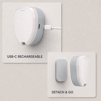 Étuis de brosse à dents personnalisables pour la maison et les voyages, support mural USB portable pour la désinfection des têtes de brosse à dents individuelles