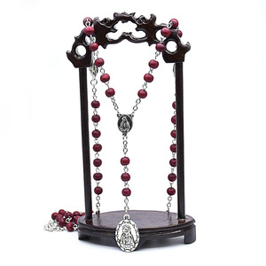 Accessoires catholiques Jésus : Chapelet des Sept Douleurs de la Vierge <span class=keywords><strong>Marie</strong></span>, Collier de prière pour la dévotion à la Rose, Cadeau - Product Image 2