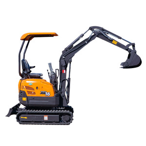 <span class=keywords><strong>Mini</strong></span>-excavatrice sur chenilles <span class=keywords><strong>Rhinoceros</strong></span> <span class=keywords><strong>XN16</strong></span> de 1,5 à 2 tonnes avec moteur Yanmar, boîte de vitesses PLC, roulement, capacité de la benne de 0,045 m³, garantie d'un an - Product Image 1