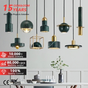 Nordique Chambre Cuisine Salle À Manger Lustre Suspendu Droplight Moderne Marbre Pendentif <span class=keywords><strong>Lumière</strong></span> - Product Image 1