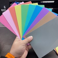 FONLYU Films de protection arrière en cuir uni semi-transparents 190*120mm pour la décoration de téléphones, autocollants pour machine de découpe illimitée