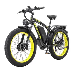 Самый популярный велосипед Keteles K800 26*4 "дальнего действия 1000 Вт, электрический велосипед с толстыми шинами, горный электровелосипед Dula для взрослых
