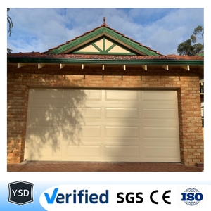 Kit <span class=keywords><strong>de</strong></span> <span class=keywords><strong>porte</strong></span> <span class=keywords><strong>de</strong></span> <span class=keywords><strong>garage</strong></span> <span class=keywords><strong>sectionnelle</strong></span> 24V/220V 1000N 9x8, design moderne, résistant au vent, en fer galvanisé, pour usage commercial et résidentiel - Product Image 2