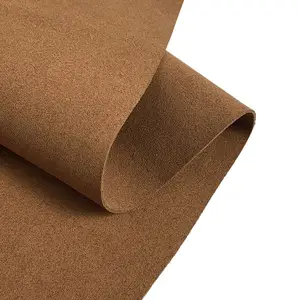 1.0mm Suede Microfiber Leather For Shoes Lining Artificial Suede Microfiber Suede Shoes Material