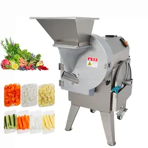 Multifuncional Fácil de Limpar Industrial Cebola Verde Vegetal Chopper Corte Fruit Cutter Slicer Machine