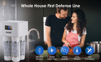 Système de purification d'eau RO 400 GPD sans réservoir, connexion rapide, osmose inverse, filtre purificateur d'eau alcaline minérale KDF OEM pour usage domestique