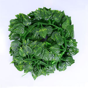 Dll653 simulação artificial de videira, planta rattan, pendurado na parede, plantas verdes, folhagem tropical interna, decoração de plantas domésticas - Product Image 5