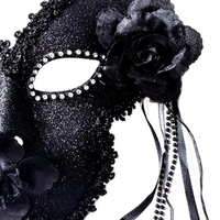 2024 Offre Spéciale femmes brillant strass vénitien fête bal boule métal mascarade masque