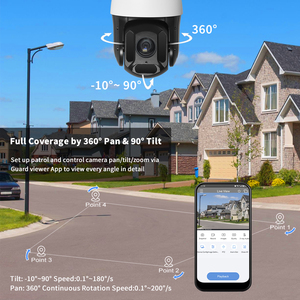 กล้องวงจรปิดสำหรับร้านค้า30X 20X 4MP ซูม4K กล้อง AI อุปกรณ์เสริมกล้องพอร์ตเสียงอัจฉริยะกล้อง PTZ - Product Image 5