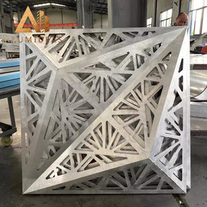 Rivestimento esterno in alluminio 3D con rivestimento in PVDF con rivestimento in pannelli di facciata perforati - Product Image 5