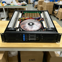 H Sınıfı Profesyonel 4 Kanallı 1000W Ses Güç Amplifikatörü, Aşırı Isınma Korumalı, KTV Dış Mekan Performansları için Uygundur.
