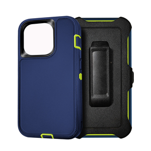 حافظة صلبة صلبة مع مشبك حزام لهاتف آيفون 16 15 13 14 Pro Max Defender - Product Image 1