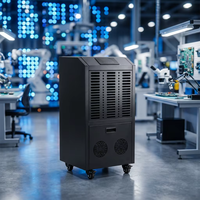 Deshumidificador Eléctrico Comercial de 158L, Secador de Aire, Absorbedor de Humedad, Máquina de Alta Capacidad para Fábrica, Almacén, Taller