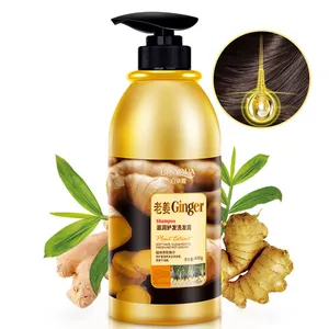 OEM BIOAQUA private label ginger natural organic hair care oil control High quality ginger extract smooth hair shampoo