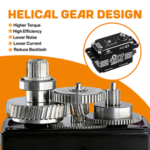 <span class=keywords><strong>Servo</strong></span> de Dirección <span class=keywords><strong>RC</strong></span> sin Escobillas de Perfil Bajo, Programable, con Engranaje Helicoidal de Alto Torque de 50KG, para Autos <span class=keywords><strong>RC</strong></span> Todoterreno 1/8 1/10, Piezas para Aviones <span class=keywords><strong>RC</strong></span> - Product Image 2