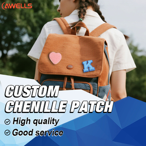 AWELLS Brand 26 Piece Chenille Alphabet A-Z Sew-On Patches Felt <strong>Fabric</strong> <strong>Letters</strong> for DIY Crafting and Personalization - Product Image 2