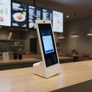 Nouvelle tablette <span class=keywords><strong>PC</strong></span> Android POS en forme de L de 15,6 pouces 1080p avec écran tactile capacitif, processeur quadricœur, WiFi, RJ45 Ethernet, 4G, pour le commerce et le bureau - Product Image 1