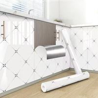 Autocollants de cuisine en PVC antiadhésifs, épaisseur 3 mm, résistants aux hautes températures, imperméables, pour la rénovation des murs, des cuisinières et des meubles