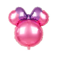 Ballons Mini Mouse Butterfly Knot Head en aluminium de 24 pouces pour la décoration de fête d'anniversaire