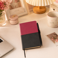 N6022 Mini Notizbuch Taschennotizbuch A6 PU Günstiges Hardcover-Journal Großpackung Werbe-Notizbuch