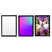 Boîte lumineuse publicitaire LED, affiches de jeu, décoration murale rectangulaire en aluminium pour salon, impression UV personnalisée HD ultra-claire