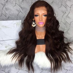 Highknight español onda <span class=keywords><strong>Invisible</strong></span> cabello rizado peluca llena de encaje - Product Image 3